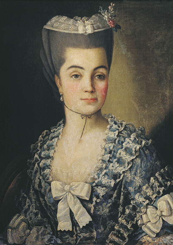 Portrait of 18th-century woman
