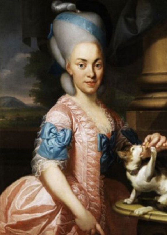 Portrait of 18th-century woman