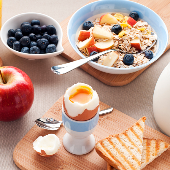 healthy breakfast spread