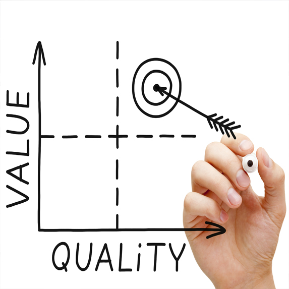 9. Invest in quality and value over quantity and price