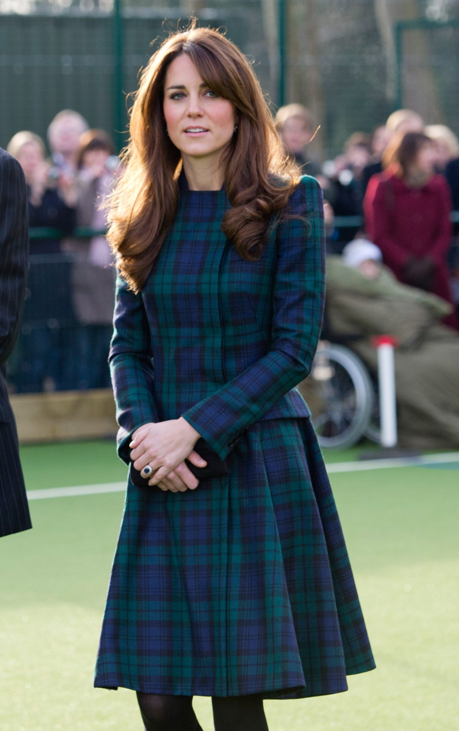 Kate Middleton tartan style