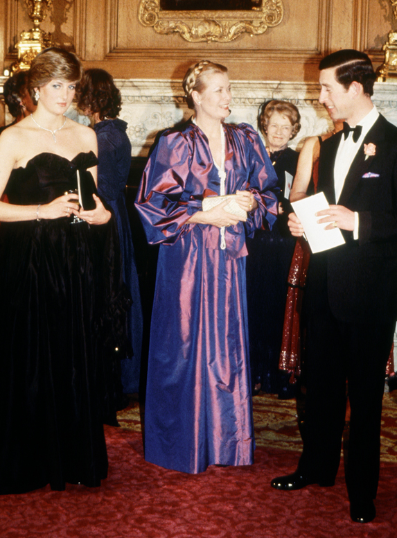 Princess Diana strapless gown