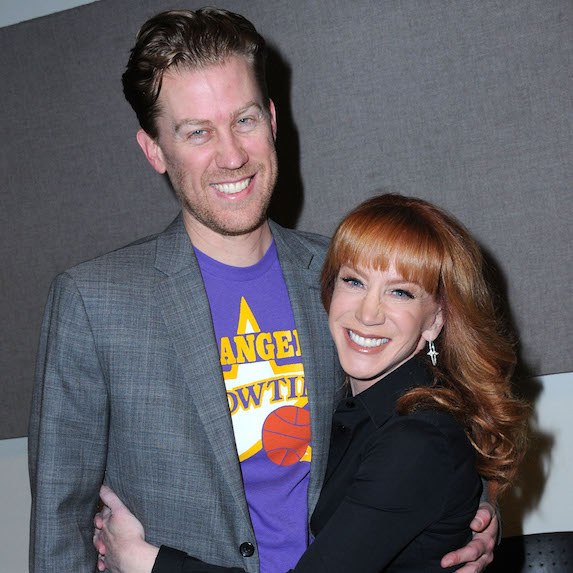 Kathy Griffin and Randy Bick at an event