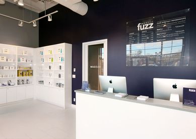 Fuzz wax bar, front