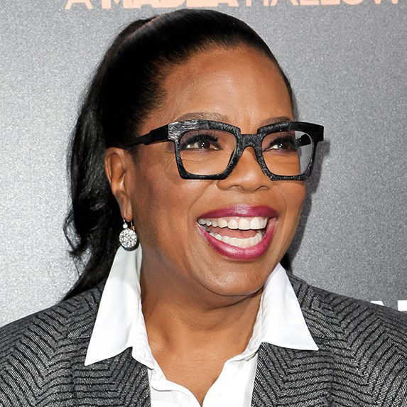 Oprah Winfrey whitened teeth