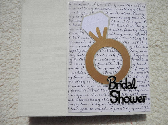 Bridal shower photo album