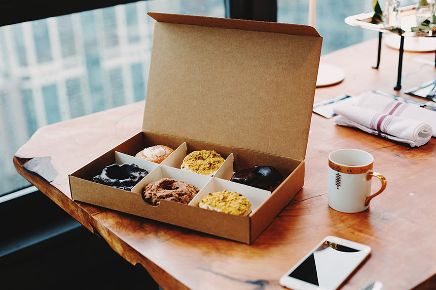 doughnuts and coffee