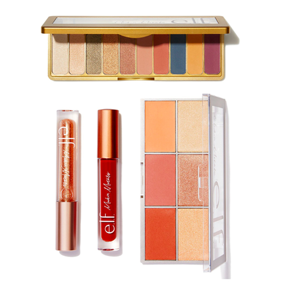makeup gifts for teens: e.l.f Cosmetics Modern Metals 4-Piece Collection