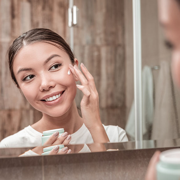 Make makeup removal and moisturizing your absolute minimum
