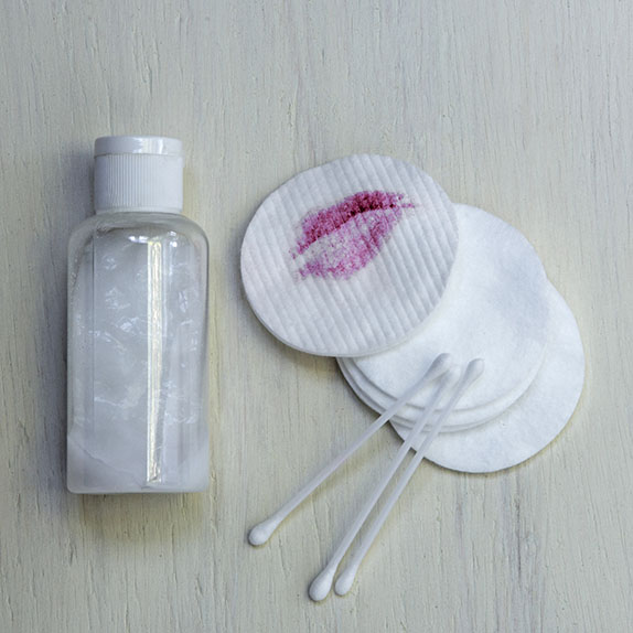 Try a makeup remover instead