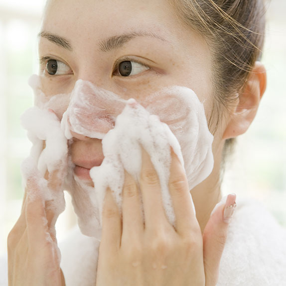 Using your regular cleanser to remove makeup