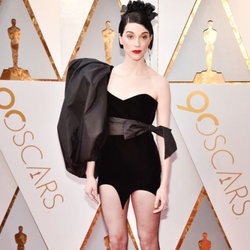 St. Vincent on the red carpet