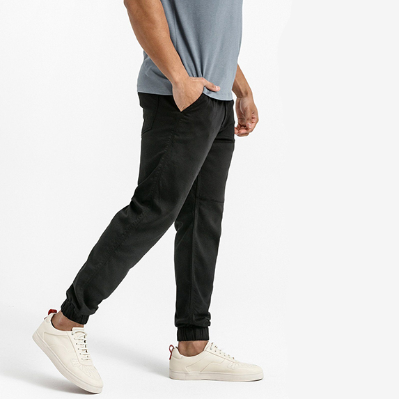Duer's no sweat relaxed jogger in black