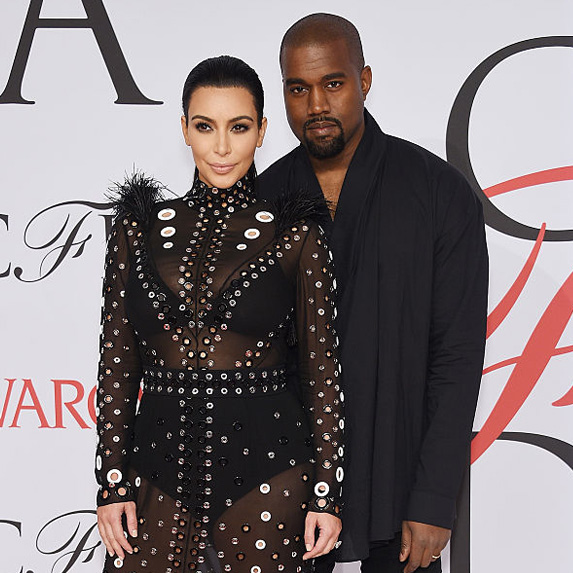 Kim Kardashian and Kanye West