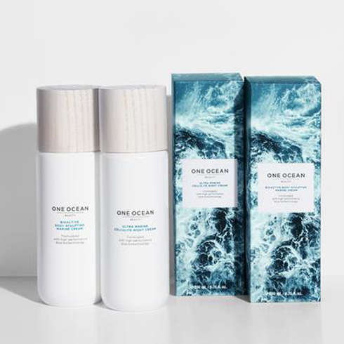 One Ocean Beauty products lined up