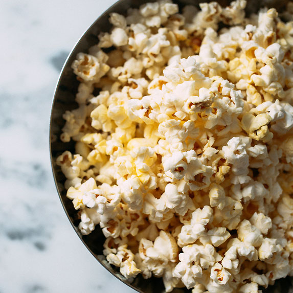 A big bowl of popcorn