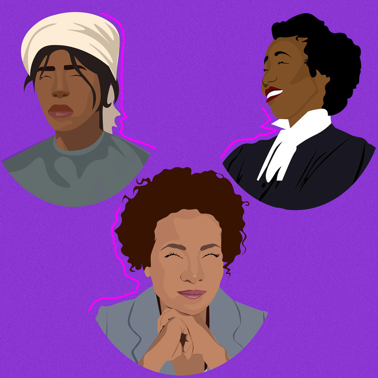 Illustrations of Black Canadians who played a big part in Canada's history