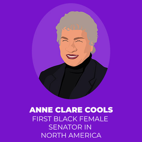 Illustration of Anne Clare Cools
