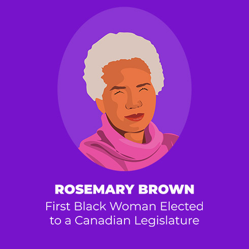 Illustration of Rosemary Brown