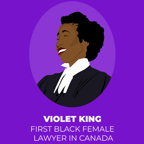 Illustration of Violet King