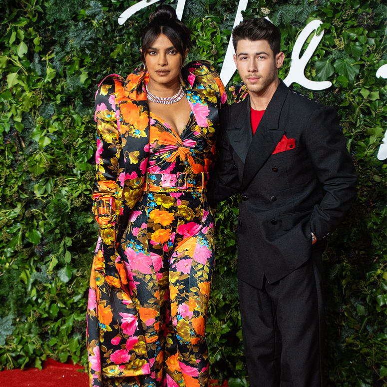 Priyanka Chopra and Nick Jonas at the Fashion Awards
