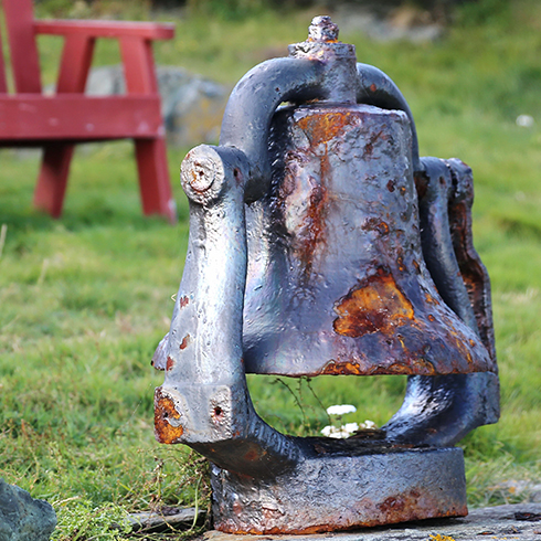 A rusty bell