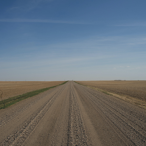 A dirt road