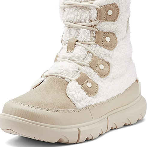 White Sorel winter boots