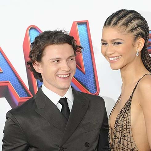 Tom Holland and Zendaya on the red carpet