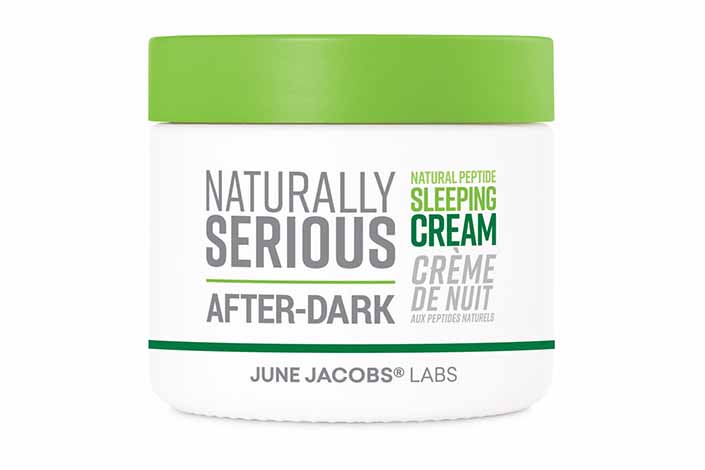 Naturally Serious after dark natural peptide sleeping cream