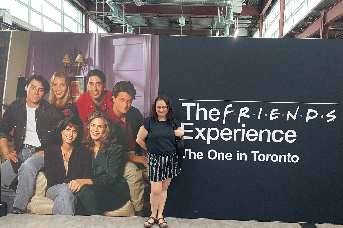 The entrance to the FRIENDS Experience popup in Toronto