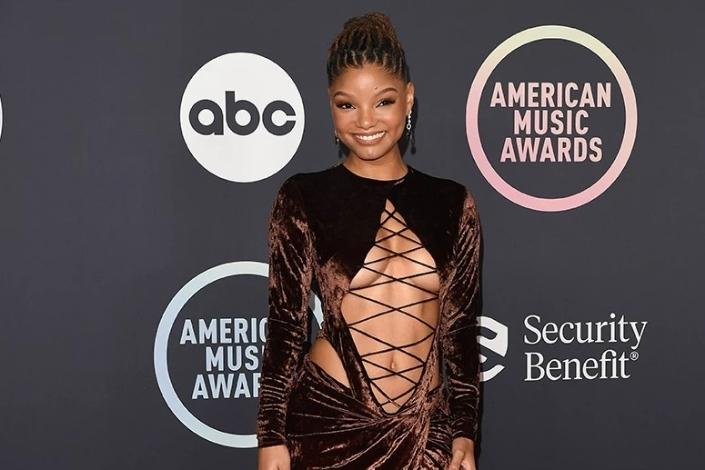 Halle Bailey on the red carpet