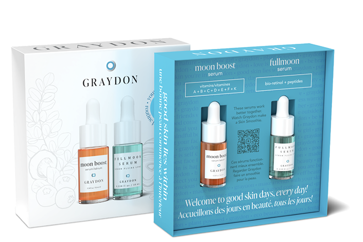 Open box from Graydon Skincare