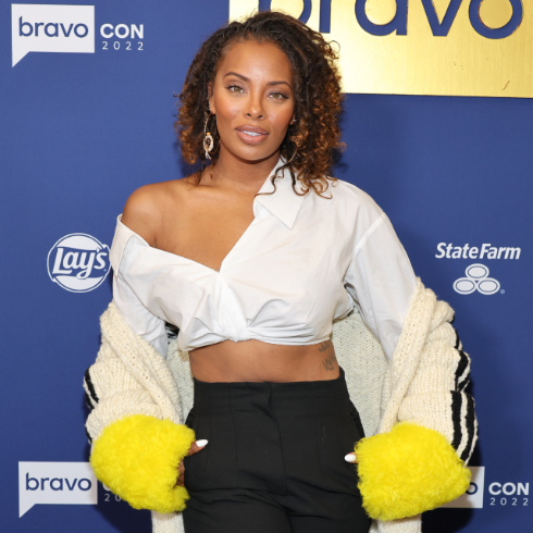 Eva Marcille on a Bravo red carpet appearance