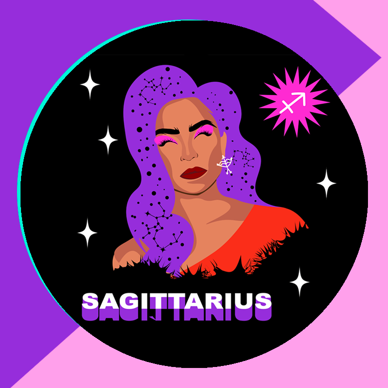 Sagittarius illustration