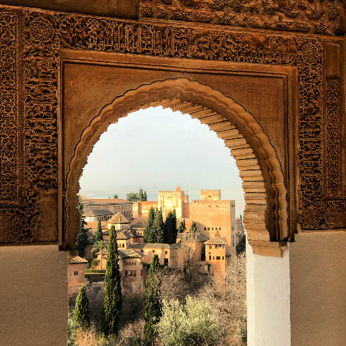 Alhambra de Granada in Spain