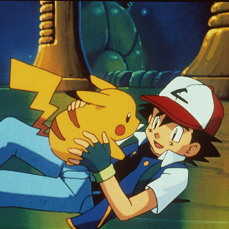 1999 Pikachu And Ash In The Animated Movie 