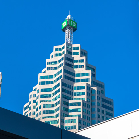 TD Bank Group building in Toronto