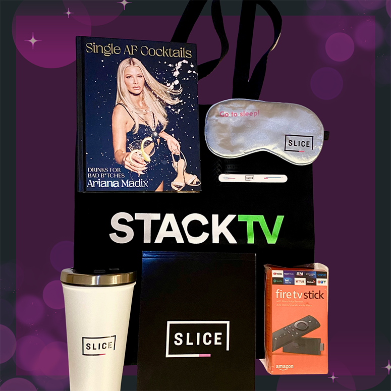 StackTV and Slice swag goodies box